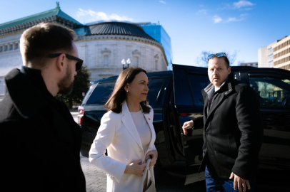 Trump, Venezuela muhalefet lideri Machado ile Beyaz Saray'da bir araya geldi