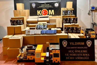 Bursa’da kaçak tütün operasyonu