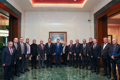 TÜRKYED Başkanı Çelik, Cumhurbaşkanı Yardımcısı Yılmaz’a sorunlarını anlattı