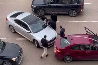 Bursa’da düğün konvoyunda gerginlik!