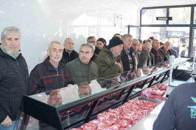 Belediyenin et satış noktası açıldı