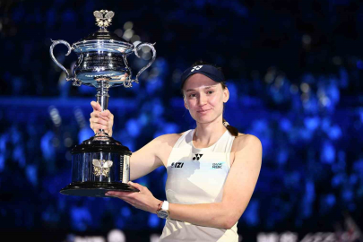 Avustralya Açık tek kadınlarda şampiyon Elena Rybakina