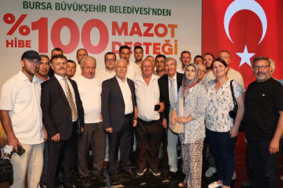 Büyükşehir'den Bursalı üreticilere tam destek!