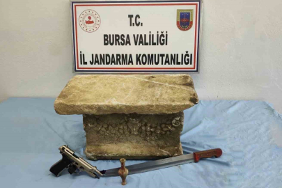 Bursa’da tarihi eser kaçakçılığına jandarma engeli