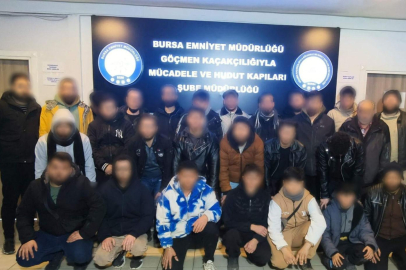 Bursa'da göçmen Kaçakçılığına Yönelik Operasyon!