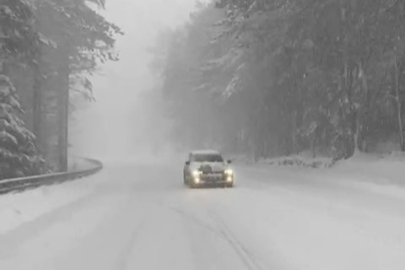 Uludağ’da dün gece yoğun kar yağışı!
