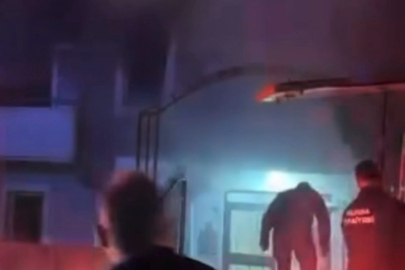 Bursa’da apartman dairesi alev alev yandı