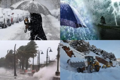 Meteoroloji’den kuvvetli yağış, rüzgar ve çığ uyarısı