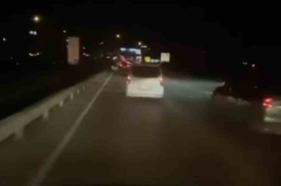 Bursa’da servis minibüsüne çarpan kamyoneti 3 kilometre sonra durdurabildi.