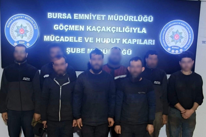 Bursa’da göçmen kaçakçılığına operasyon