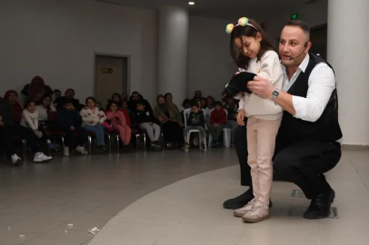 Demirtaş’ta çocuklar doyasıya eğlendi