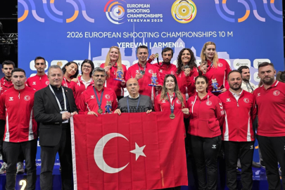 Milli atıcılardan Avrupa Şampiyonası’ndan 7 madalya