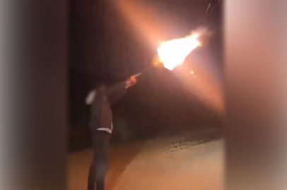 Havaya ateş ettiği anları sosyal medyada paylaşınca gözaltına alındı.