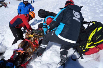 Uludağ’da çığ arama kurtarma tatbikatı gerçekleşti
