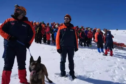 Bursa’da AFAD liderliğinde çığ arama ve kurtarma tatbikatı
