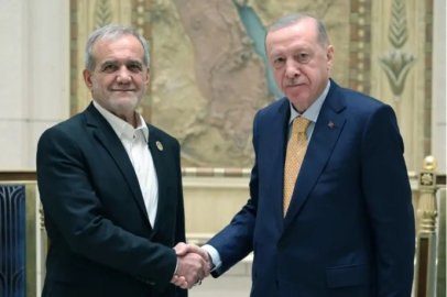 Cumhurbaşkanı Erdoğan İran Cumhurbaşkanı Pezeşkiyan ile görüştü