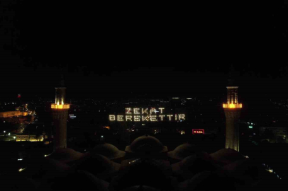 Ulucami’nin yeni mahyası Uludağ’dan görülüyor