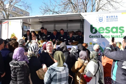 BESAŞ pideleri Yenişehirlilere dağıtıldı