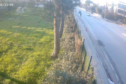 Cinayet gibi kaza güvenlik kamerasında