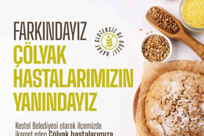 Kestel Belediyesi’nden Çölyak hastalarına glütensiz gıda desteği