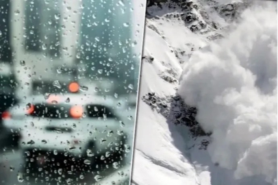Meteoroloji’den yağış ve çığ uyarısı