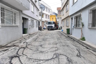 Osmangazi’de sokaklardaki yollar yenileniyor