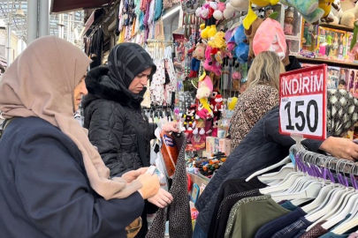 Bursa’da bayram hareketliliği çarşılara yansıdı