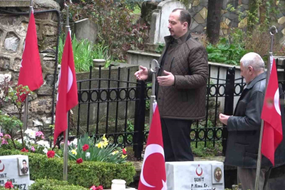 Şehit ailelerinden bayram ziyareti