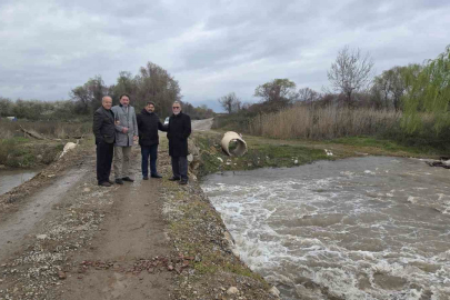 Kuruyan dere coştu, İznik Gölü’ne umut oldu