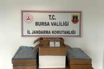 Bursa’da 37 bin adet kaçak sigara ele geçirildi