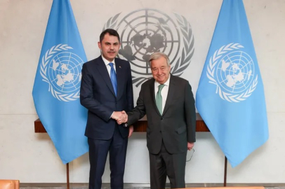 Bakan Kurum'dan BM temsilcileriyle ikili görüşme