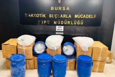 Bursa’da büyük uyuşturucu operasyonu