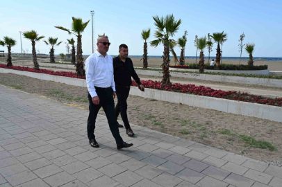 Karacabey’de park ve bahçelerde göz dolduran çalışmalar