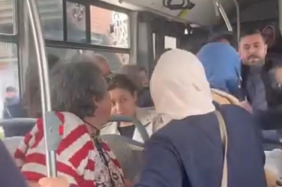 Otobüste kadınlar yer kavgasında şoförün kolunu ısırdı