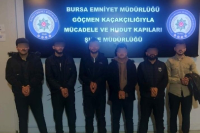 Bursa’da kaçak göçmen operasyonu: 17 yabancı uyruklu şahıs yakalandı