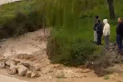 Kuraklığın ardından gelen sağanak İznik’i vurdu