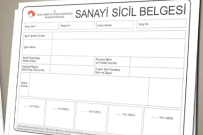 Sanayi Sicil Tebliği'ne Düzenleme