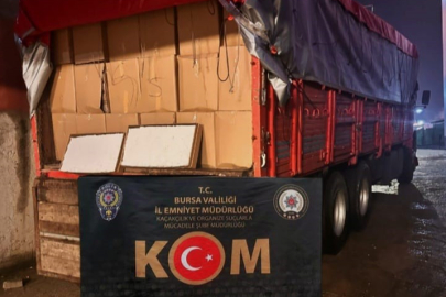 Bursa’da 4 milyonun üzerinde dolu makaron ele geçirildi