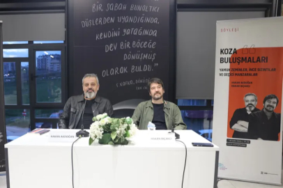 Nilüfer'de Koza Buluşmaları'nın konuğu Hakan Bıçakçı oldu