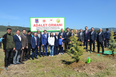 Şehit infaz ve koruma memuru Cengiz Yiğit anısına hatıra ormanı oluşturuldu