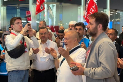 Hac kafilesi İstanbul Havalimanı’ndan kutsal topraklara dualarla uğurlandı