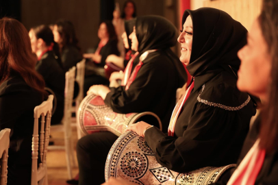 Osmangazi’de kadınlardan muhteşem ritim gösterisi