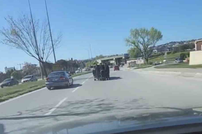 Patenli gençlerin tehlikeli yolculuğu kamerada