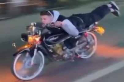 200 bin TL ceza yedi, motosikleti bağlandı