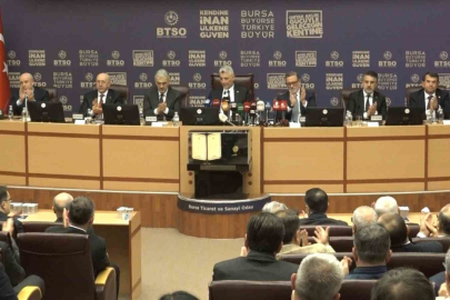 Bakan Bolat, Bursa’da iş adamlarıyla bir araya geldi