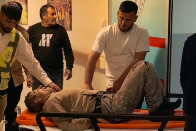 Duvardan düşen işçi yaralandı