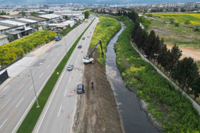 Büyükşehir Nilüferin derelerini ıslah ediyor