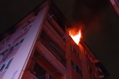Bursa’da 6 katlı binada yangın