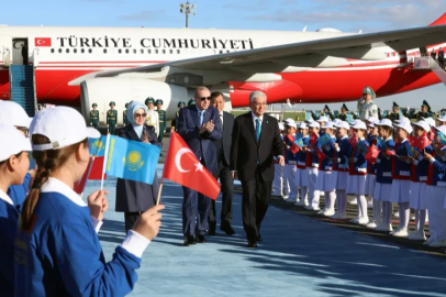 Erdoğan Kazakistan’ın başkenti Astana’da