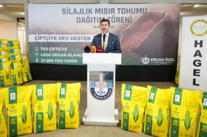 Yenişehir’de 750 çiftçiye mısır tohumu desteği